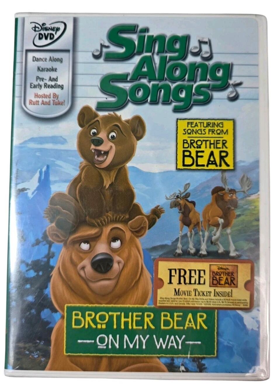 Brother Bear: on My Way Sing Along Songs (DVD, 2003) NEW Sealed